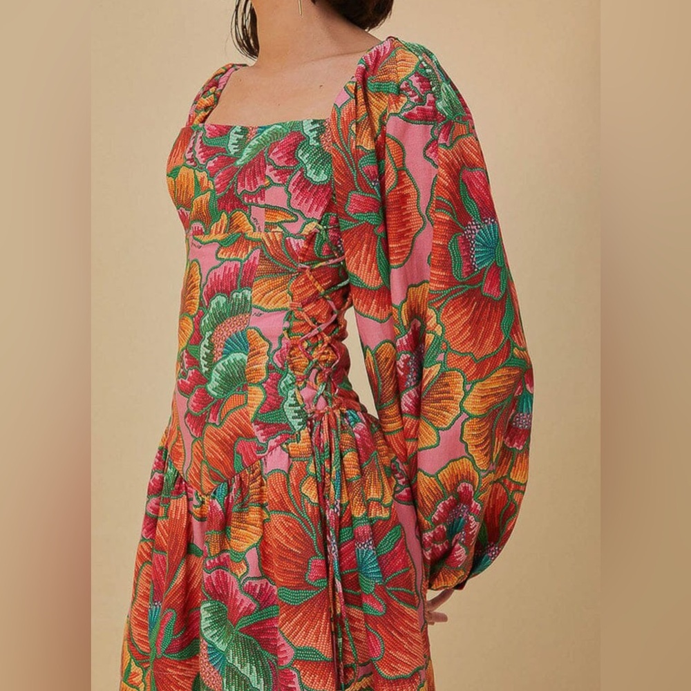 FARM Rio Colorful Floral Mini Dress - Picture 2 of 8